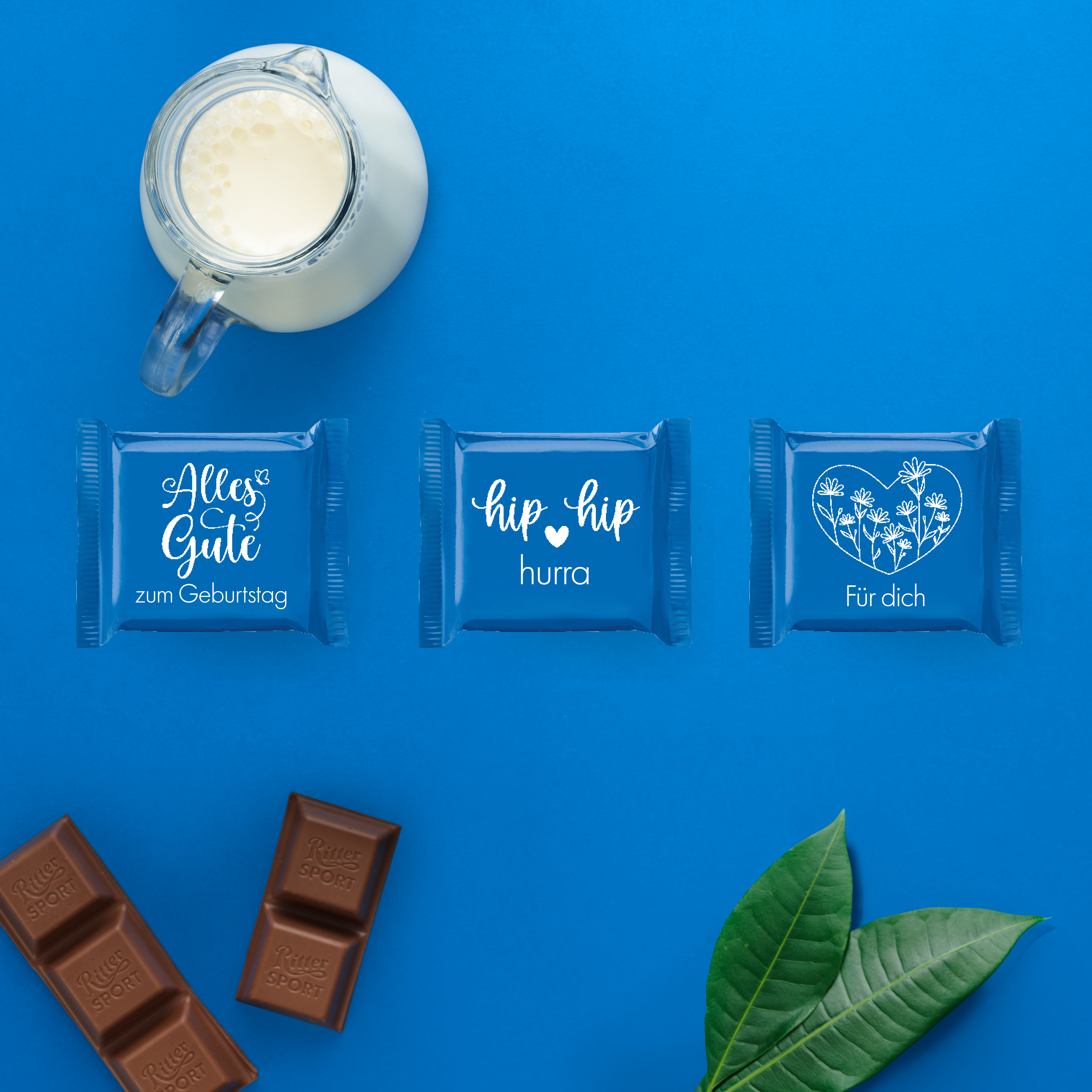 Ritter Sport Minis im fröhlichen Geburtstagsdesign als bunte Geschenkidee