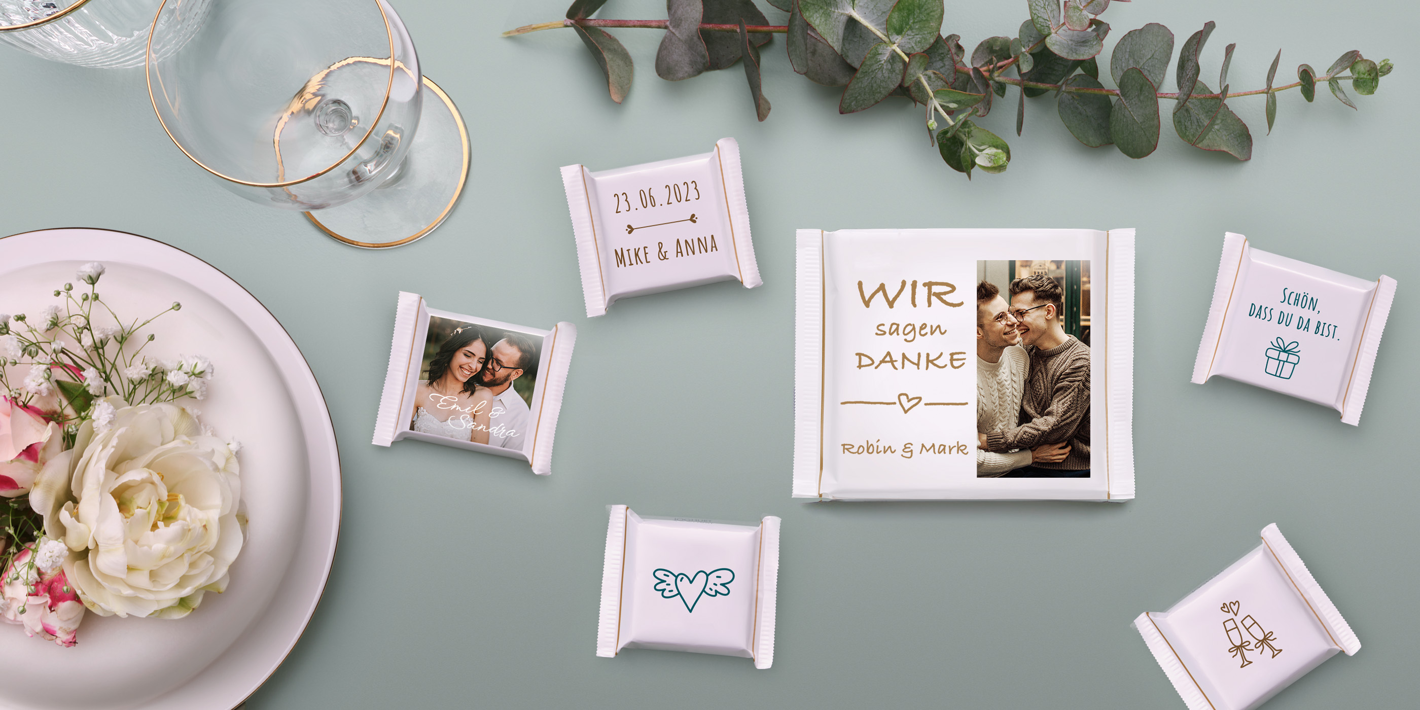 MyRitterSport personalisierte Schokolade Hochzeit
