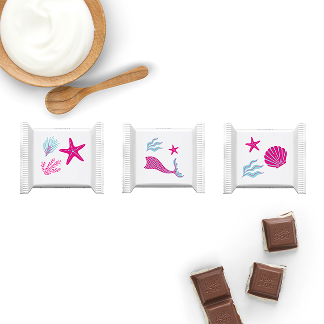 Ritter Sport Minis im limitierten Mermaid-Design, sortiert als Geschenkidee
