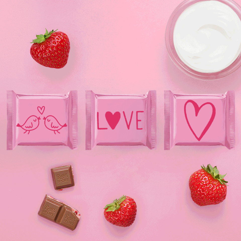 Ritter Sport Minis im fröhlichen Geburtstagsdesign als bunte Geschenkidee