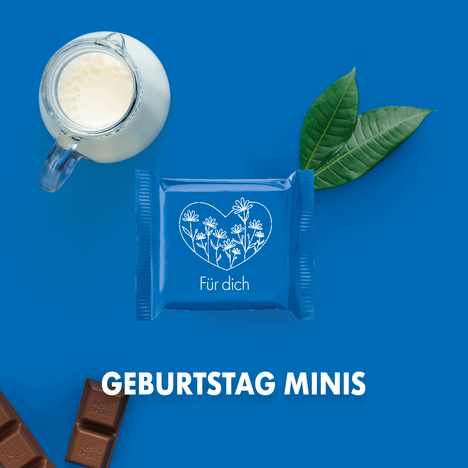 Ritter Sport Minis im fröhlichen Geburtstagsdesign als bunte Geschenkidee