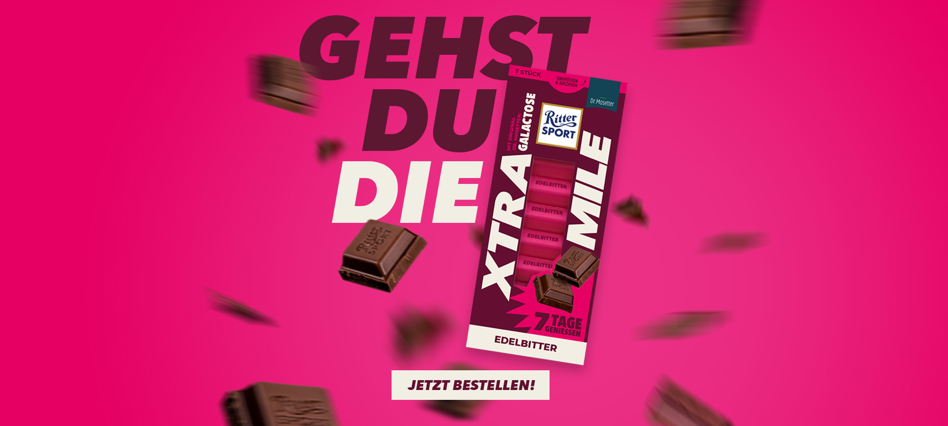 Galactose Schokolade Edelbitter